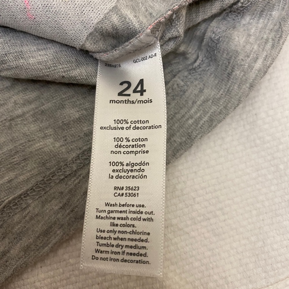 💙2/$15 Carter’s T Shirt 24m Cap Sleeve PelicanNWT - Picture 6 of 6
